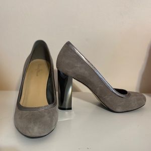 Cole Haan Grey Silver Pumps